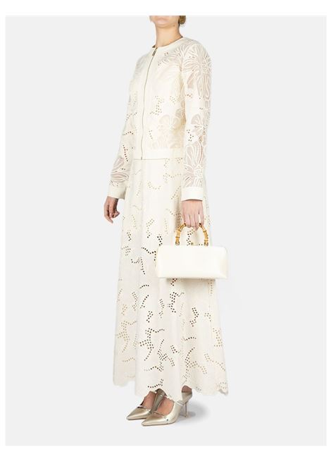 Giacca con ricami floreali in bianco Elie saab - donna ELIE SAAB | J0104NR25COE04OFFWHT